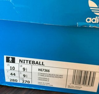 Adidas Originals Niteball Talla 44