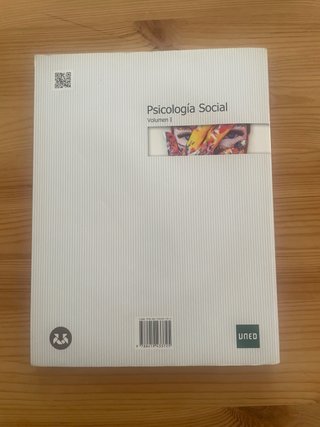 Libro Psicología Socia (Volumen I) UNED