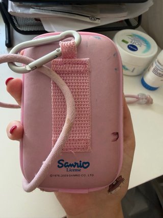 Cámara Hello Kitty Rosa + Funda Sanrio