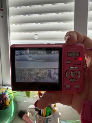 Cámara Hello Kitty Rosa + Funda Sanrio