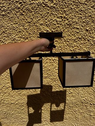 Conjunto lámparas de 3 y 2 luces