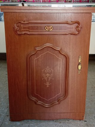 Mueble Madera Máquina Coser Buen Estado