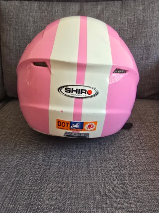 Casco Moto Rosa Talla S SHIRO
