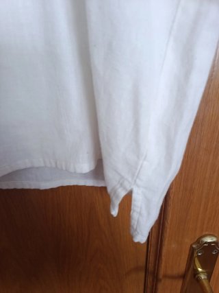 Camisa blanca manga corta