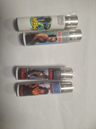Accendini Clipper Rambo - Set 4 pezzi