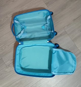 Valigia per bambini con ruote T-Rex