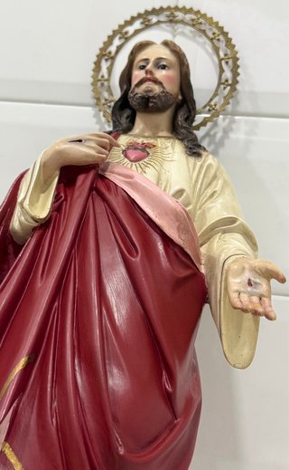 ANTIGUO SAGRADO CORAZÓN SELLADO OLOT