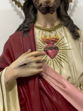 ANTIGUO SAGRADO CORAZÓN SELLADO OLOT