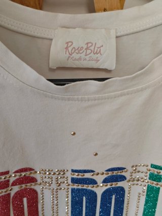 Camiseta Rose Blu Talla Única