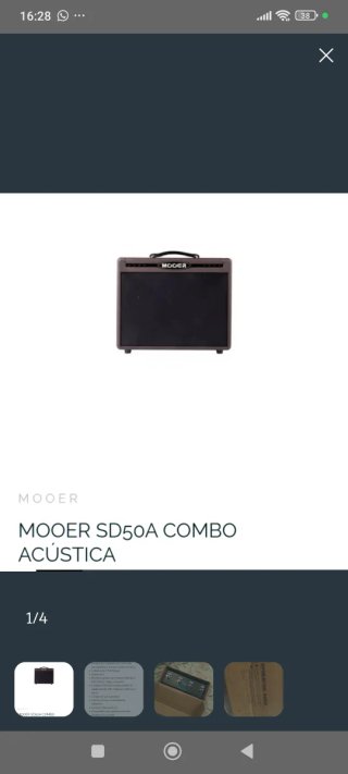 Amplificador MOOER SD50A Acústica