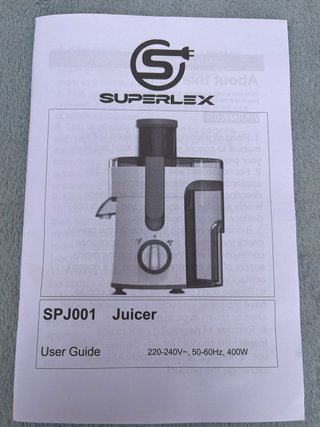 Exprimidor Eléctrico Superlex 400W