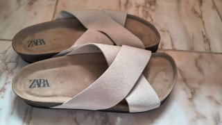 Sandalias Zara Beige Talla 42