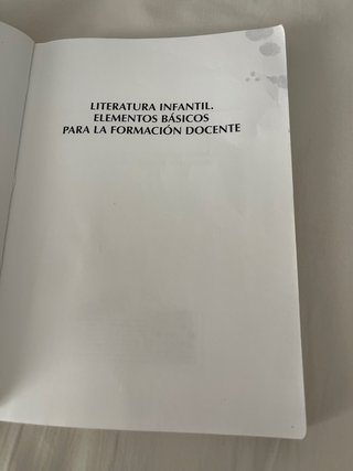Literatura Infantil. Elementos básicos para la ...