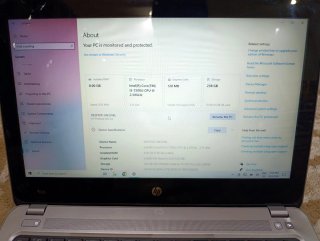 Portátil HP Táctil Plata y Negro