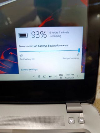 Portátil HP Táctil Plata y Negro
