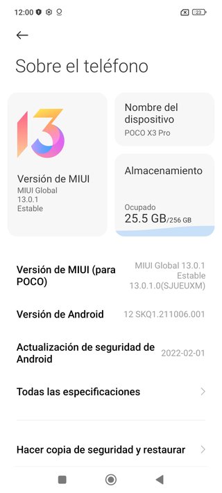 POCO X3 Pro 256GB / 8GB RAM Negro/Azul