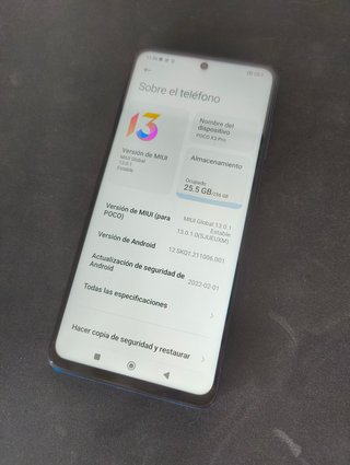 POCO X3 Pro 256GB / 8GB RAM Negro/Azul