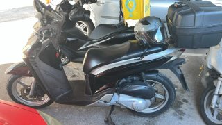 Moto Honda Scooter Negra Automática