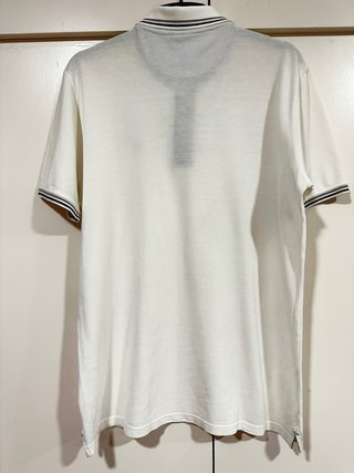 Polo Champion Blanco Talla M Hombros 47 cm Largo