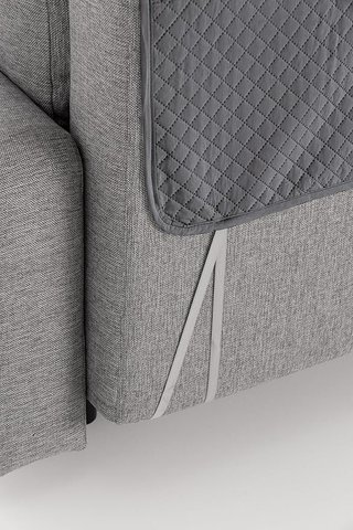 Funda Sofá Chaise Longue Adele 240cm Gris