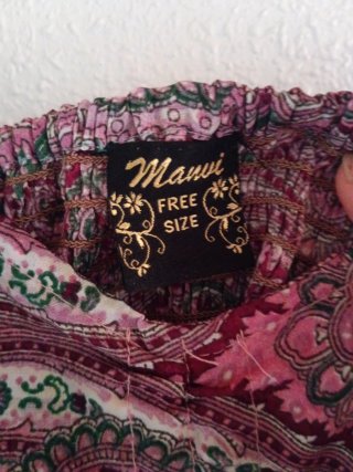 Vestido largo estampado paisley