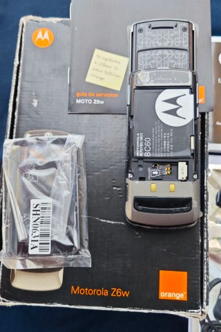 Motorola Z6w con scatola e accessori arancione