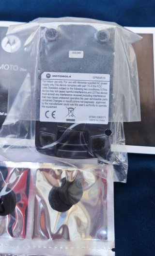 Motorola Z6w con scatola e accessori arancione