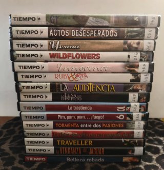 Lote 15 Películas DVD Colección Tiempo