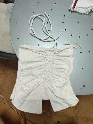 Conjunto Falda 34 y Top Blanco XS