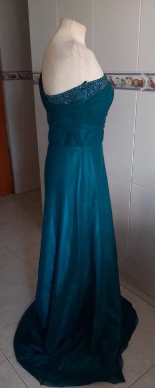 Vestido fiesta asimétrico T. S