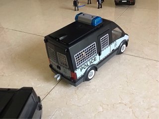 3 Coches Policía Playmobil dos con luz y sonido