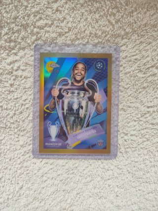 Bradley Barcola /50 Topps UCCChrome Refractor Gold