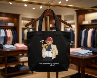 Set Bolso Tote y Mochila Polo Bear Ralph Lauren