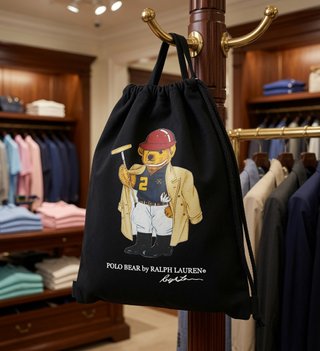 Set Bolso Tote y Mochila Polo Bear Ralph Lauren
