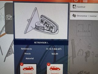 Retrovisor BMW Serie 3 G21