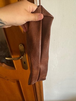 Borsetta a spalla e tracolla marrone