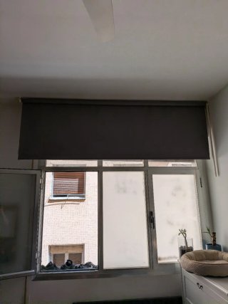 2 Estores opacos grises