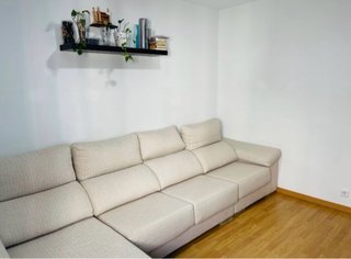 Sofá Chaise Longue Beige a Medida.