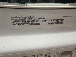 Secadora Bosch 8 kg Serie 4 como nuevo