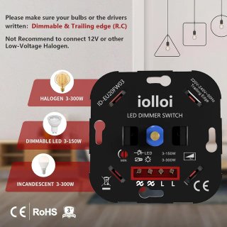 Regulador de luz Iolloi 150W