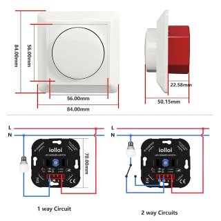 Regulador de luz Iolloi 150W