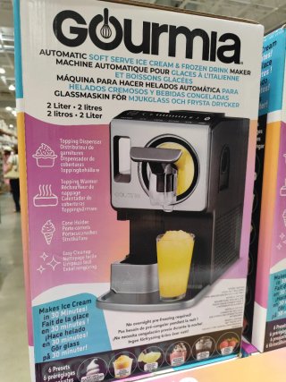 Gourmia Máquina Helados y Bebidas Congeladas