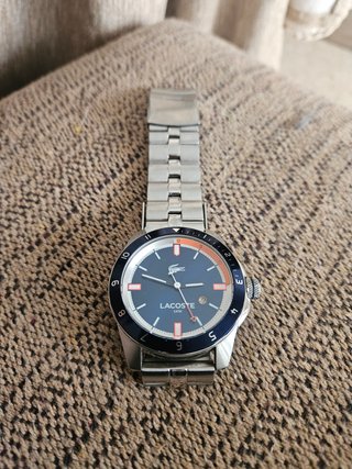 Reloj Lacoste Azul y Plateado