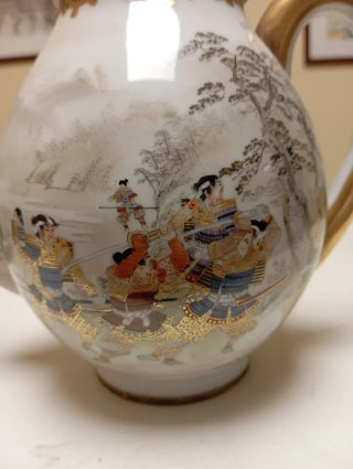 Tetera porcelana japonesa siglo XIX