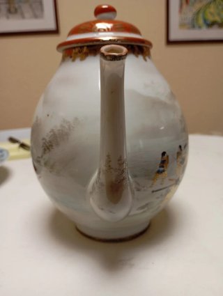 Tetera porcelana japonesa siglo XIX