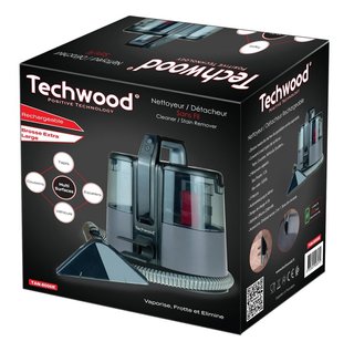 Aspirador lava Tapicerías Techwood a batería
