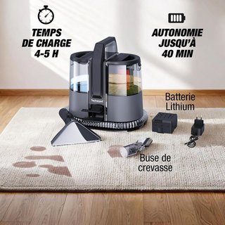 Aspirador lava Tapicerías Techwood a batería