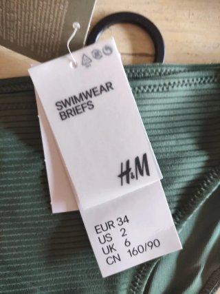 Lote 3 Braguitas Bikini H&M Talla XS