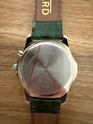 Reloj Duward Esfera Blanca Correa Verde