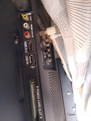 Televisión LG Negra